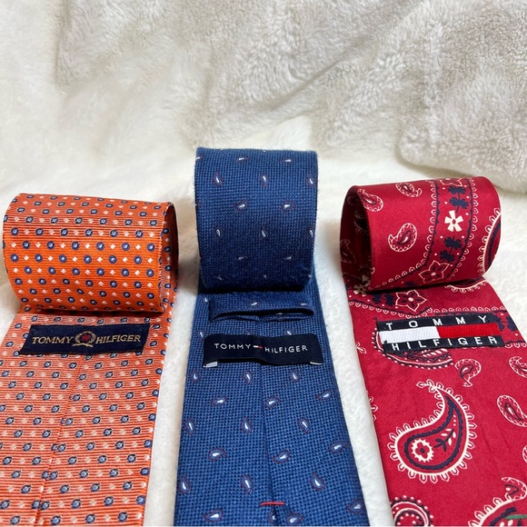 Tommy Hilfiger 3 tie bundle Vintage - Picture 5 of 10